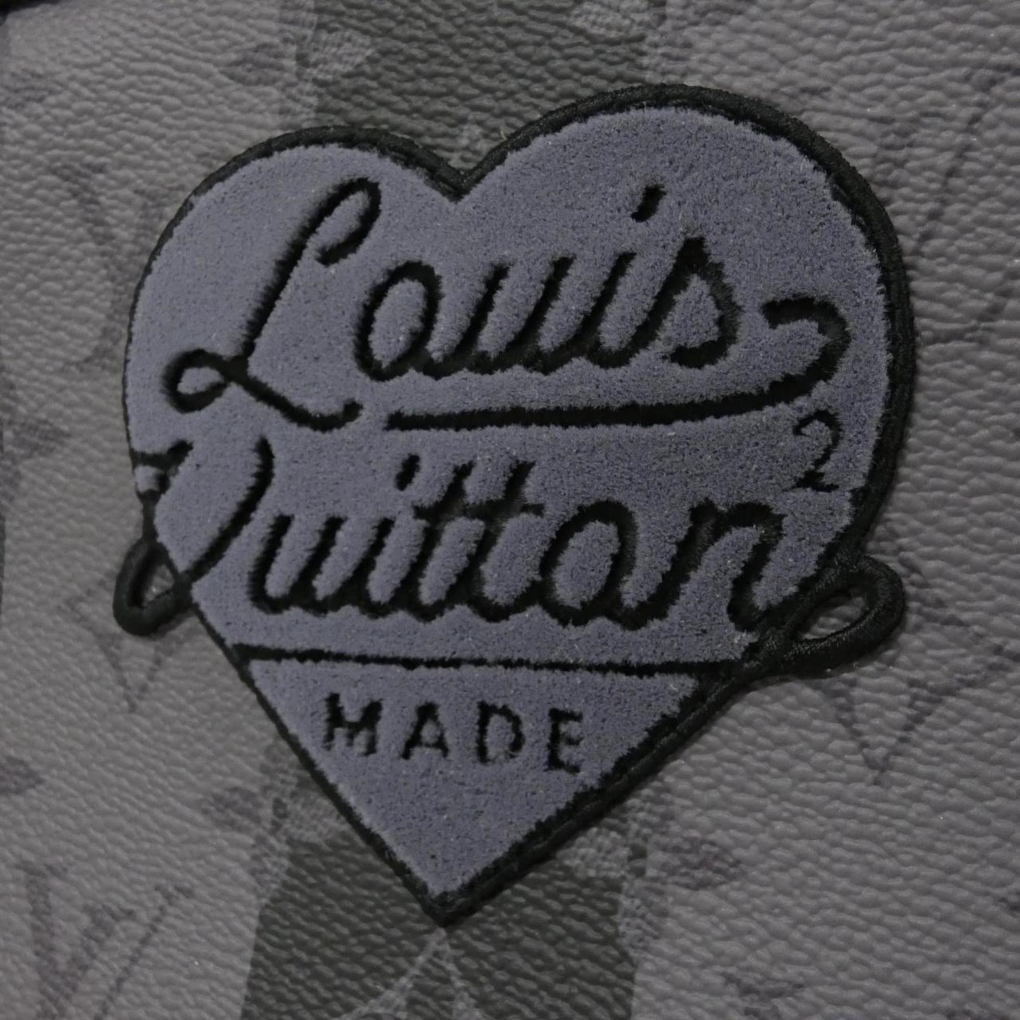 Louis Vuitton Black Coated Canvas Shoulder Bag (Pre-Owned)