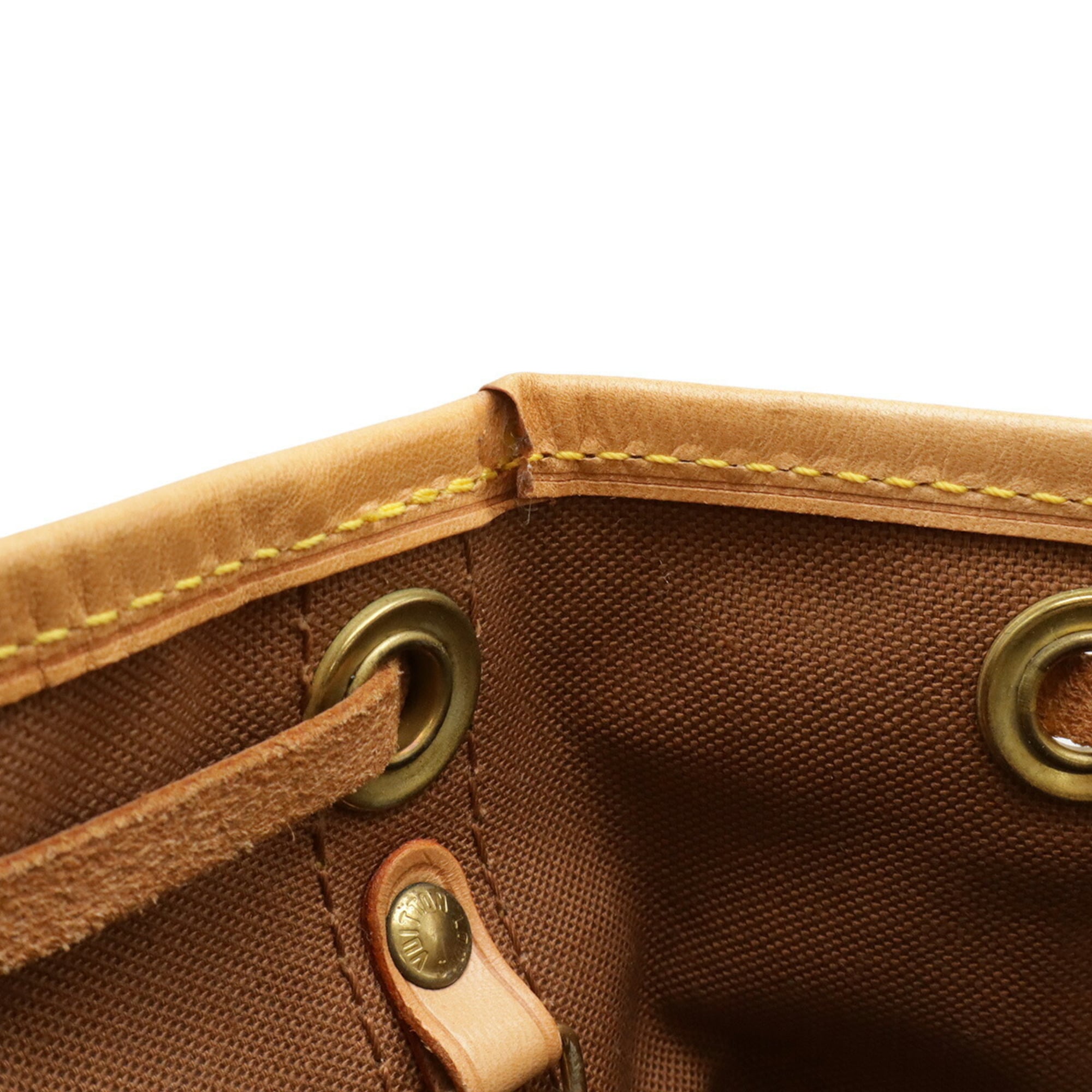 Louis Vuitton Brown Canvas Shoulder Bag (Pre-Owned)