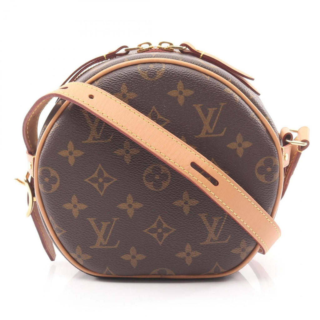 Louis Vuitton Brown Coated Canvas Leather Shoulder Bag (Pre-Owned)