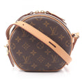 Louis Vuitton Brown Coated Canvas Leather Shoulder Bag (Pre-Owned)