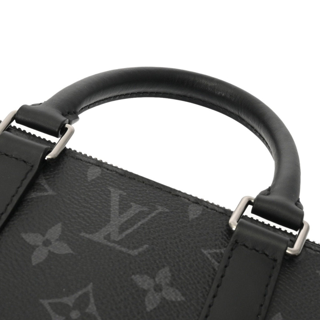 Louis Vuitton Black Gray Monogram Eclipse Canvas Handbag (Pre-Owned)
