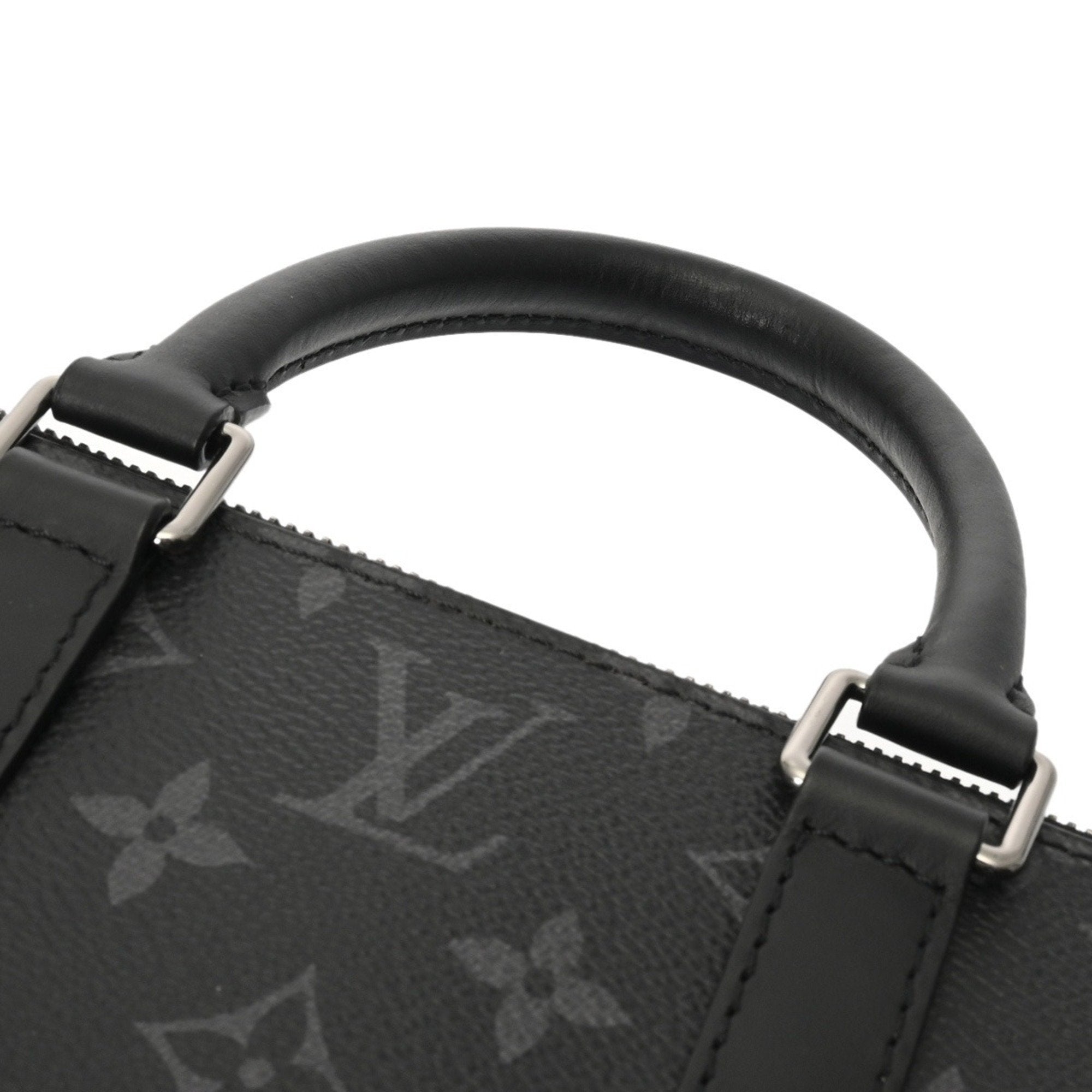 Louis Vuitton Black Gray Monogram Eclipse Canvas Handbag (Pre-Owned)