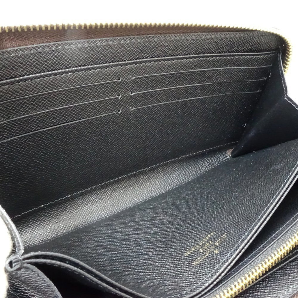 Louis Vuitton Monogram Reverse Brown Leather Long Wallet (Bi-Fold) (Pre-Owned)