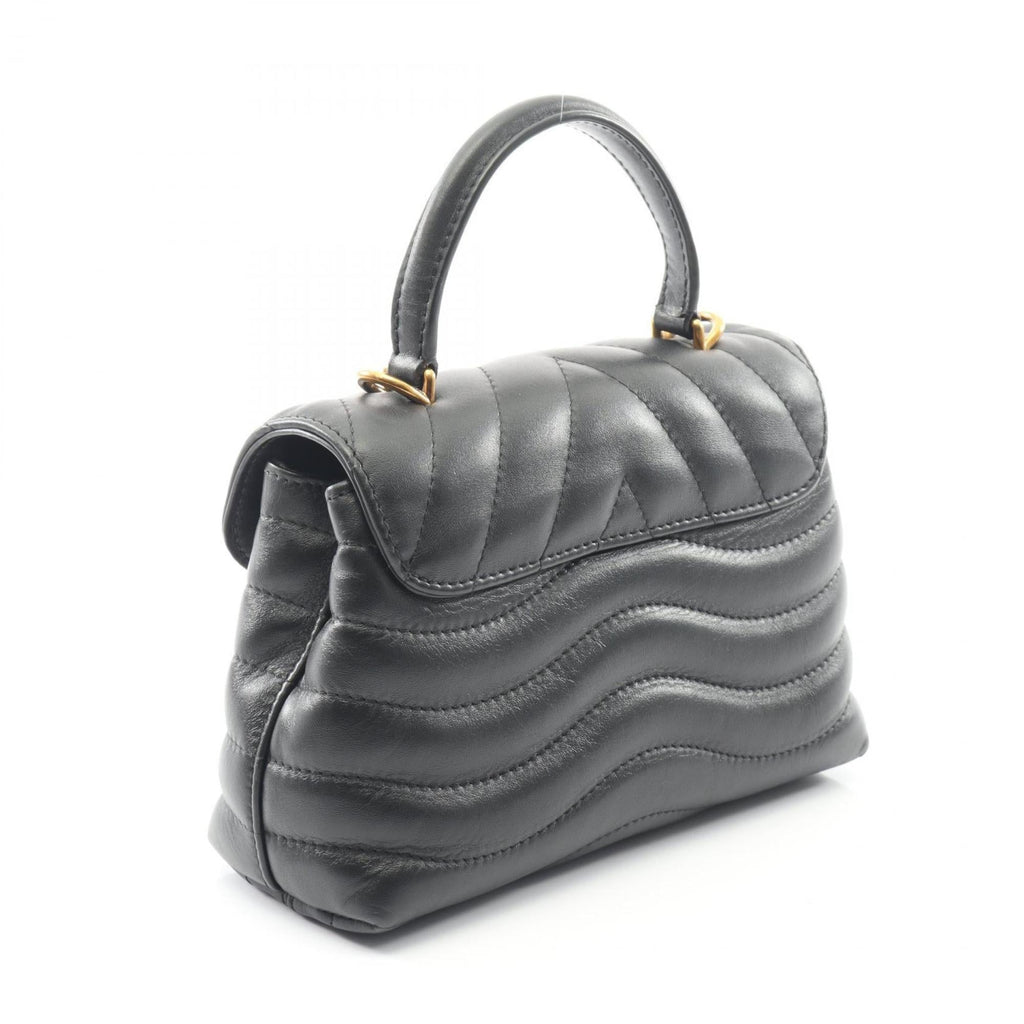 Louis Vuitton Black Noir Leather Handbag (Pre-Owned)