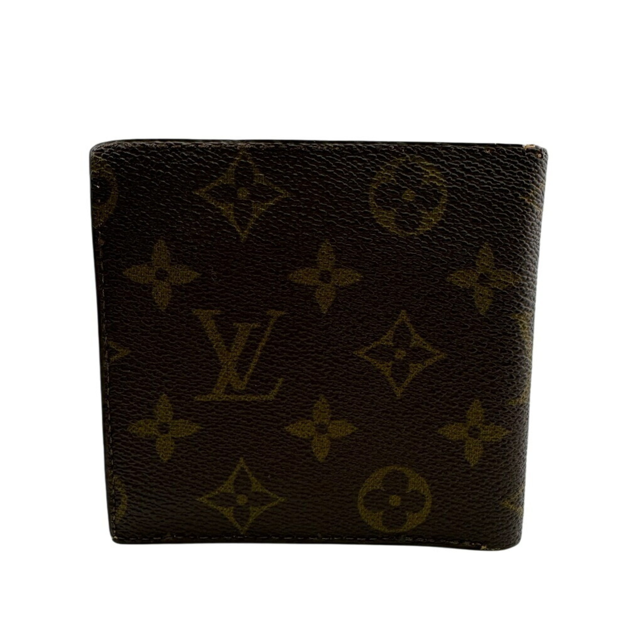 Louis Vuitton Brown Leather Wallet (Bi-Fold) (Pre-Owned)