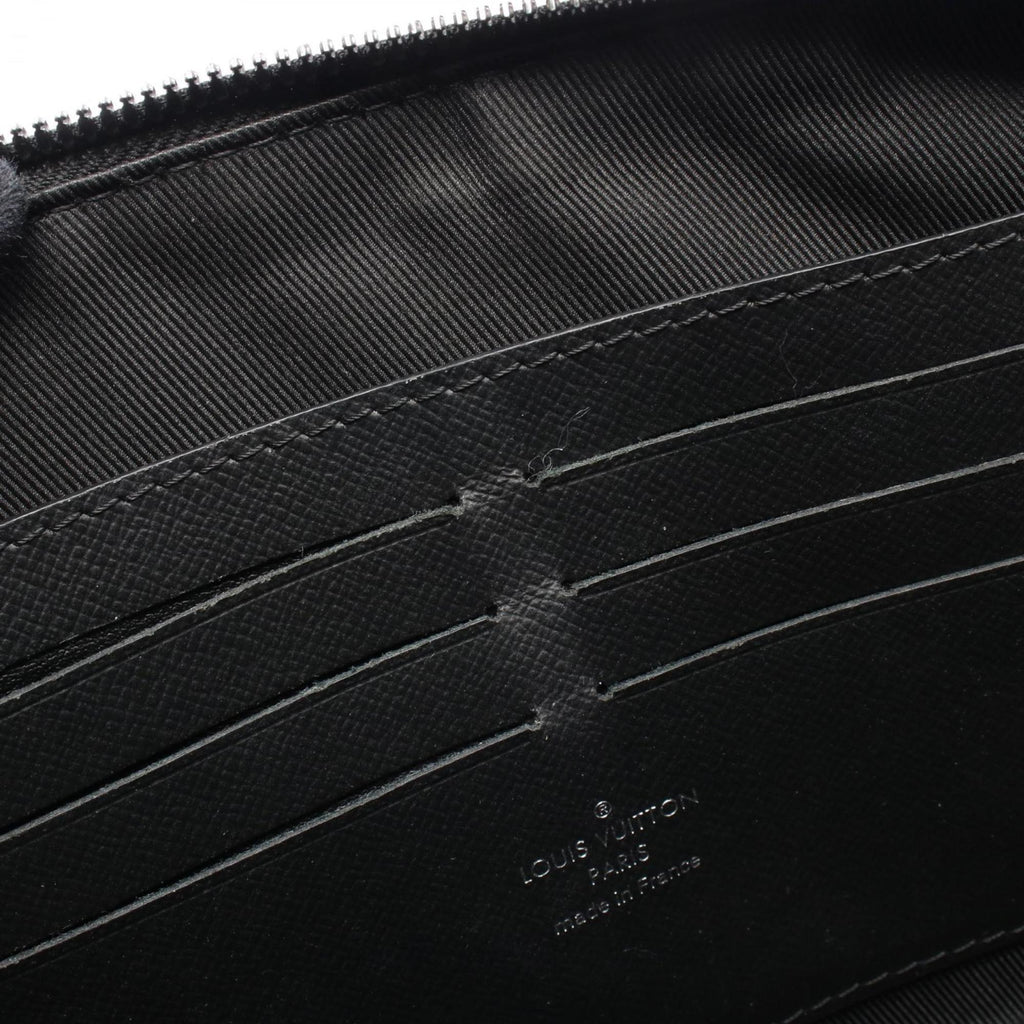 Louis Vuitton Black Coated Canvas Leather Shoulder Bag (Pre-Owned)
