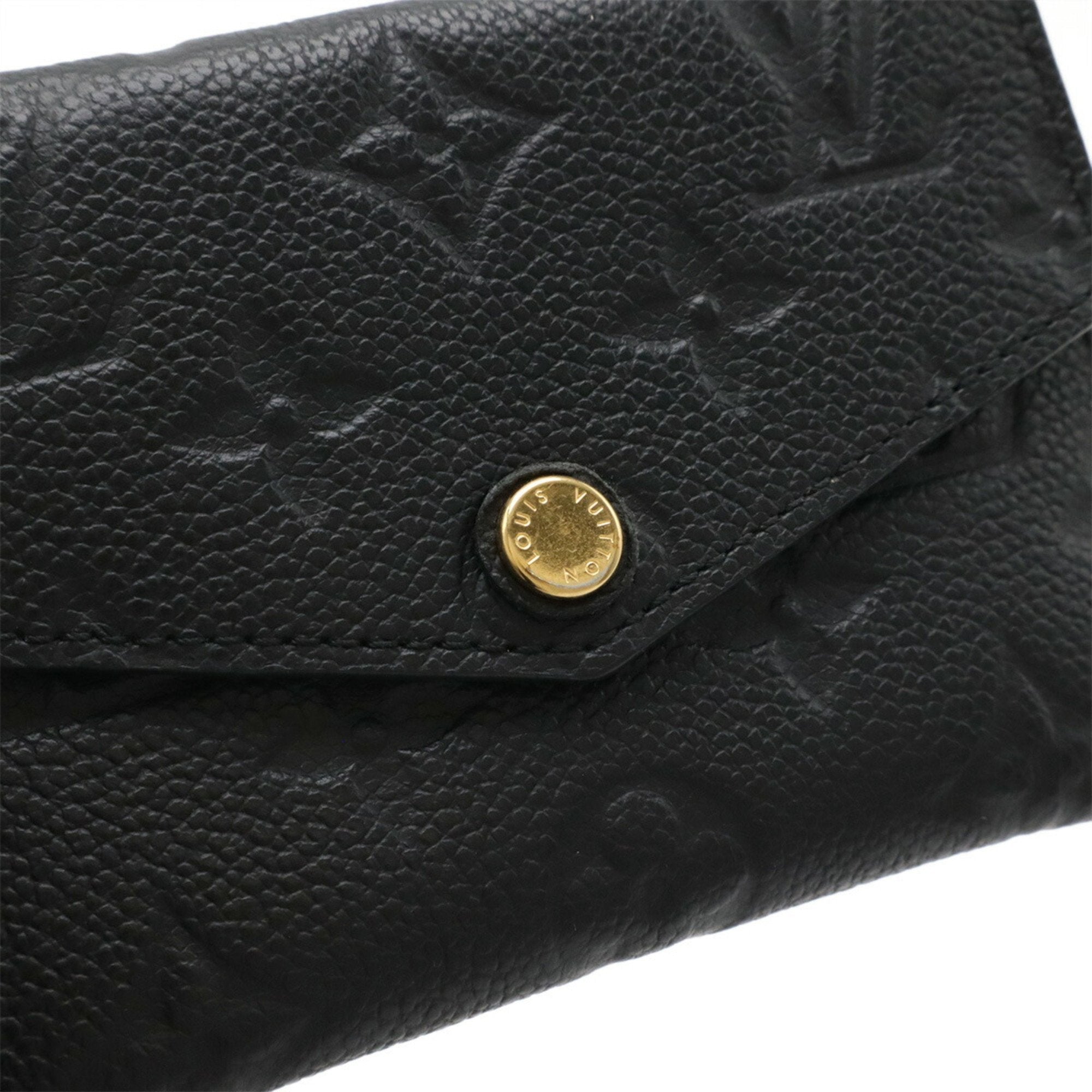 Louis Vuitton Monogram Empreinte Black Noir Monogram Empreinte Coin Purse/Coin Case (Pre-Owned)