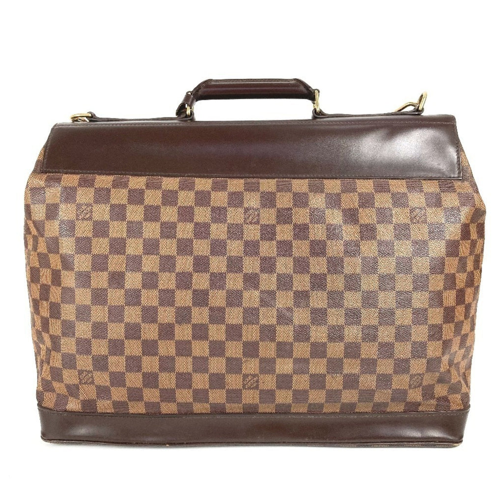 Louis Vuitton Brown Damier Canvas Ebene Damier Canvas Boston Bag Handbag Shoulder Bag (Pre-Owned)