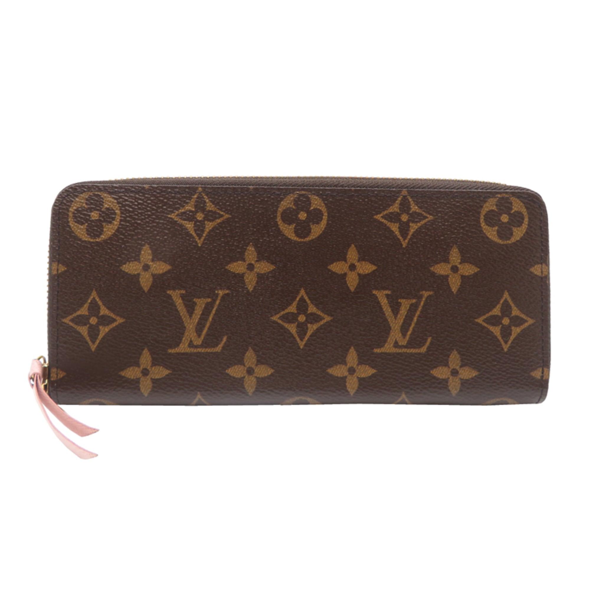 Louis Vuitton Rose Ballerine Monogram Long Wallet (Bi-Fold) (Pre-Owned)