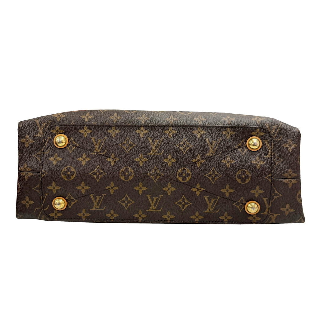 Louis Vuitton Bordeaux Brown Monogram Leather Handbag Tote Bag (Pre-Owned)