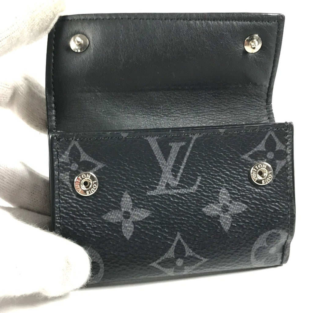Louis Vuitton Monogram Eclipse Black Monogram Eclipse Wallet (Tri-Fold) (Pre-Owned)