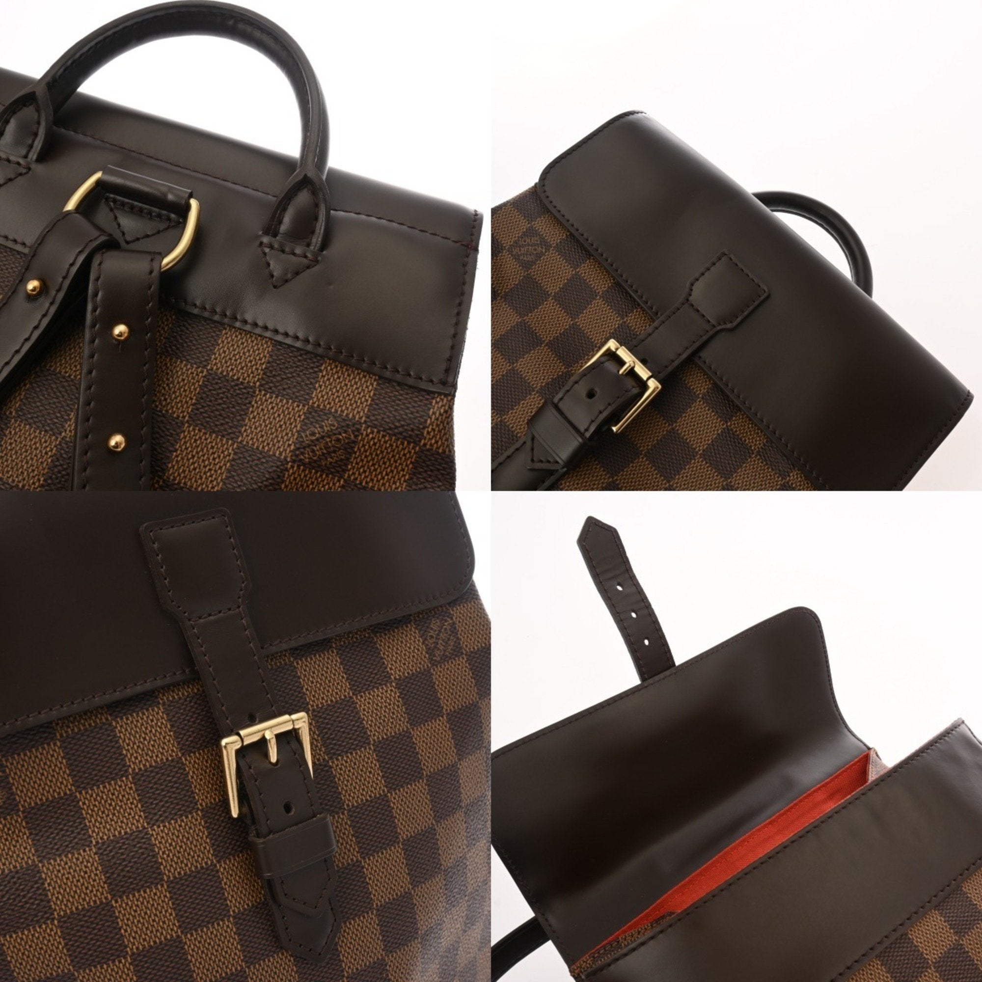Louis Vuitton Brown Damier Canvas Damier Canvas Backpack (Pre-Owned)