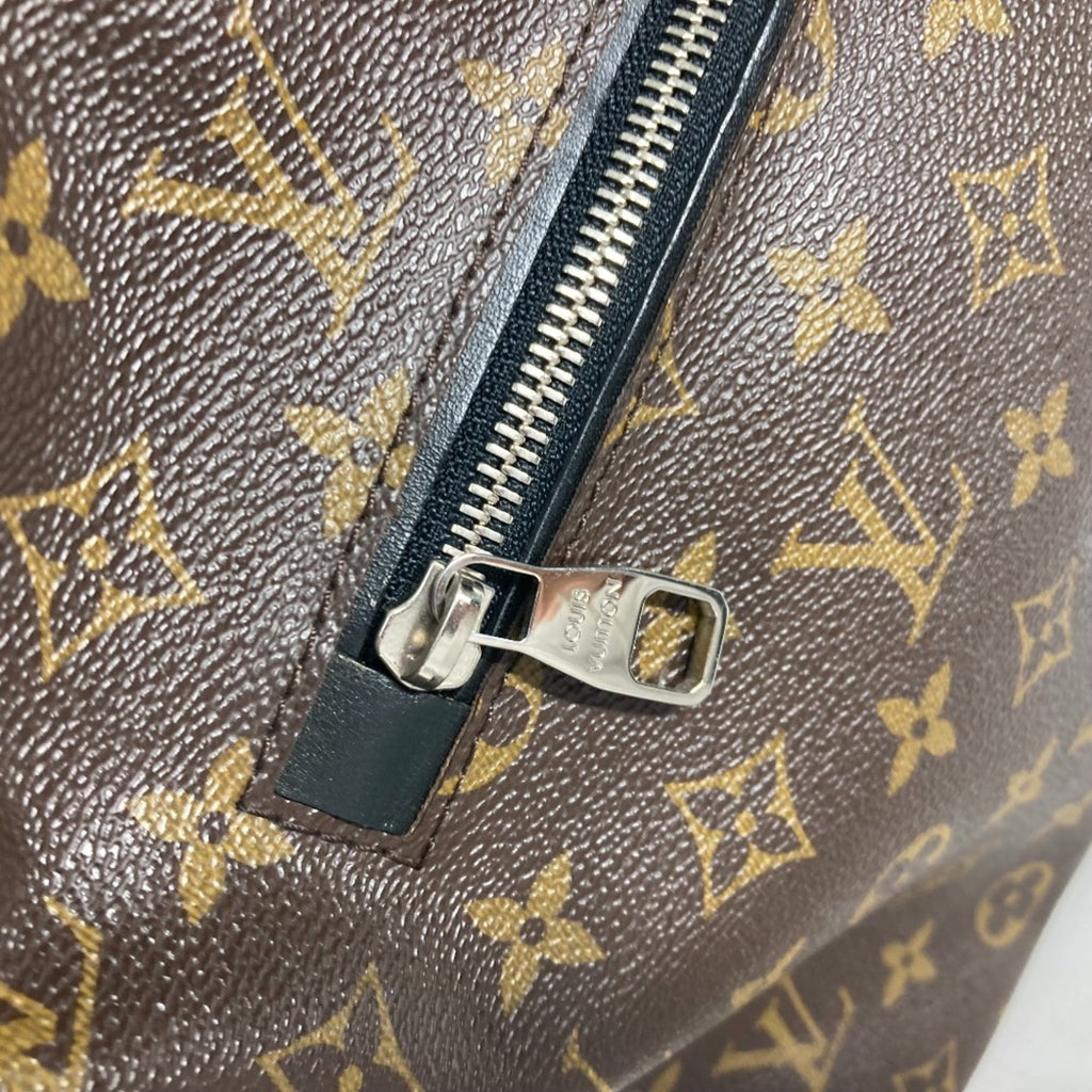 Louis Vuitton Black Brown Galle Monogram Macassar Canvas Shoulder Bag (Pre-Owned)
