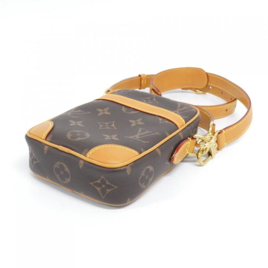 Louis Vuitton Monogram Marron Leather Shoulder Bag (Pre-Owned)