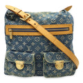 Louis Vuitton Blue Monogram Denim Shoulder Bag (Pre-Owned)
