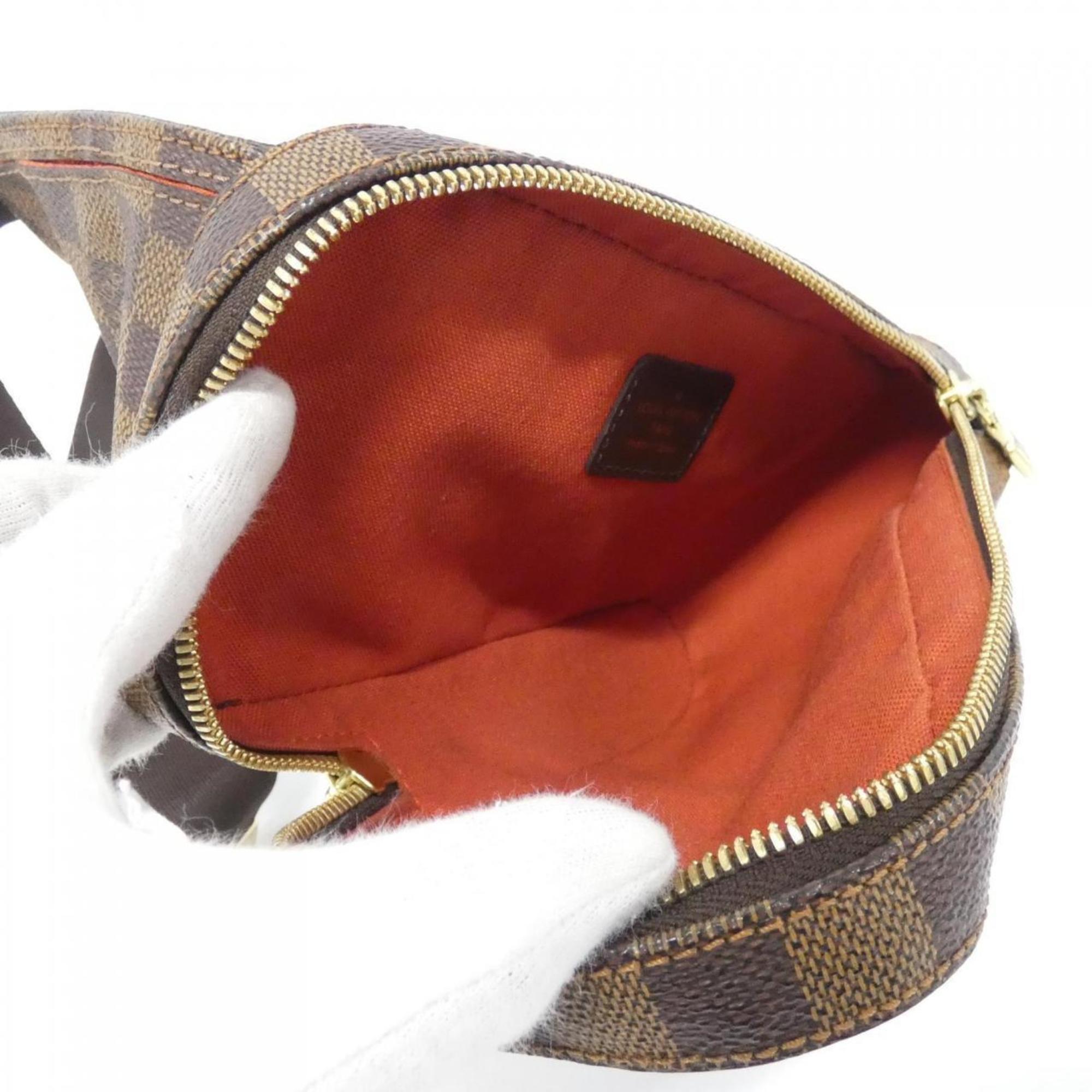 Louis Vuitton Brown Coated Canvas Shoulder Bag (Pre-Owned)