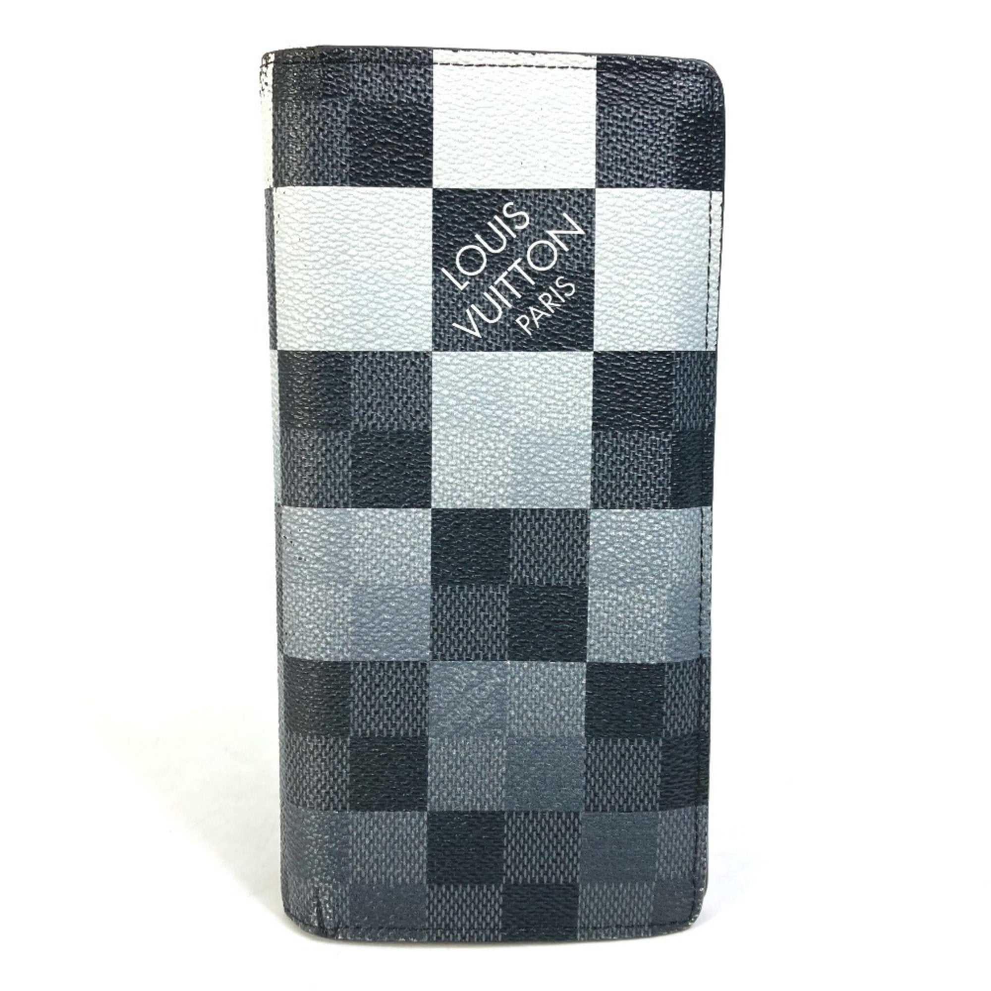 Louis Vuitton Damier Graphite Black Damier Canvas Long Wallet (Bi-Fold) (Pre-Owned)