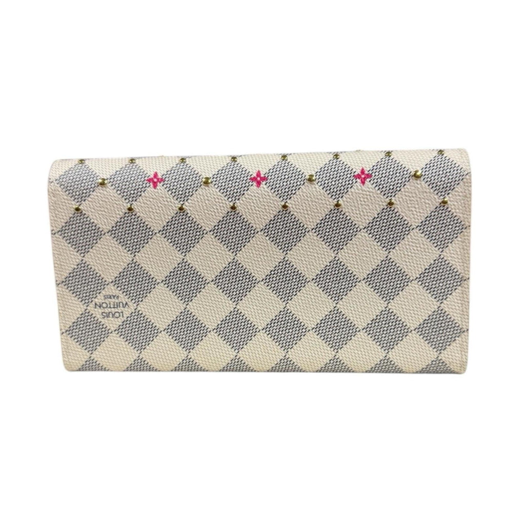 Louis Vuitton Damier Azur Damier Azur White Damier Azur Long Wallet (Bi-Fold) (Pre-Owned)