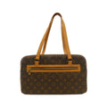 Louis Vuitton Monogram Marron Coated Canvas Shoulder Bag (Pre-Owned)