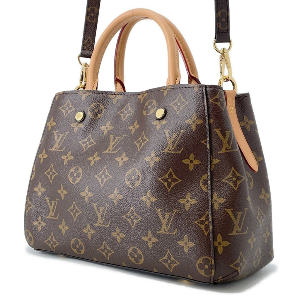 Louis Vuitton Bordeaux Monogram Monogram Leather Handbag Shoulder Bag (Pre-Owned)