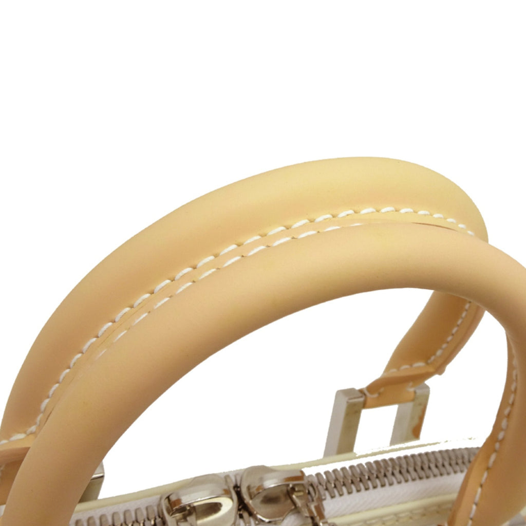 Louis Vuitton Beige White Handbag (Pre-Owned)