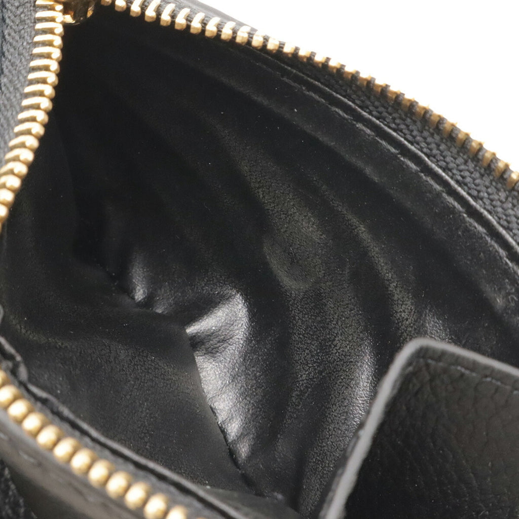 Louis Vuitton Black Noir Monogram Empreinte Leather Wallet (Tri-Fold) (Pre-Owned)
