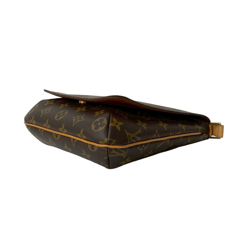 Louis Vuitton Brown Leather Pvc Shoulder Bag (Pre-Owned)
