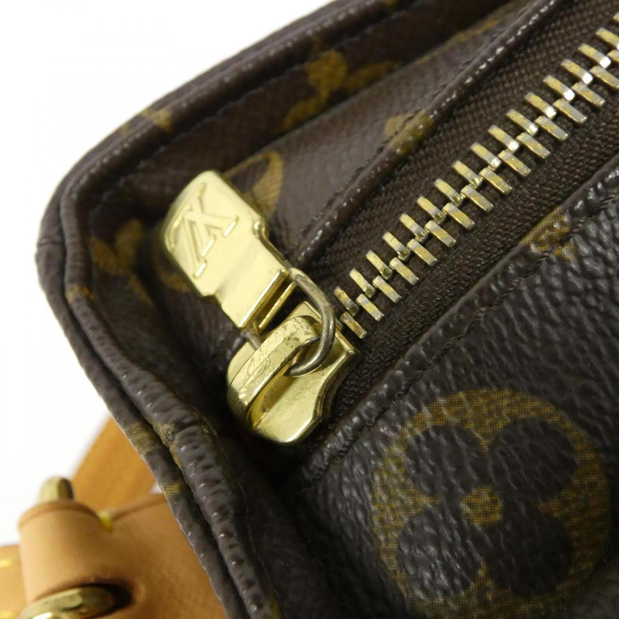 Louis Vuitton Brown Coated Canvas Shoulder Bag (Pre-Owned)