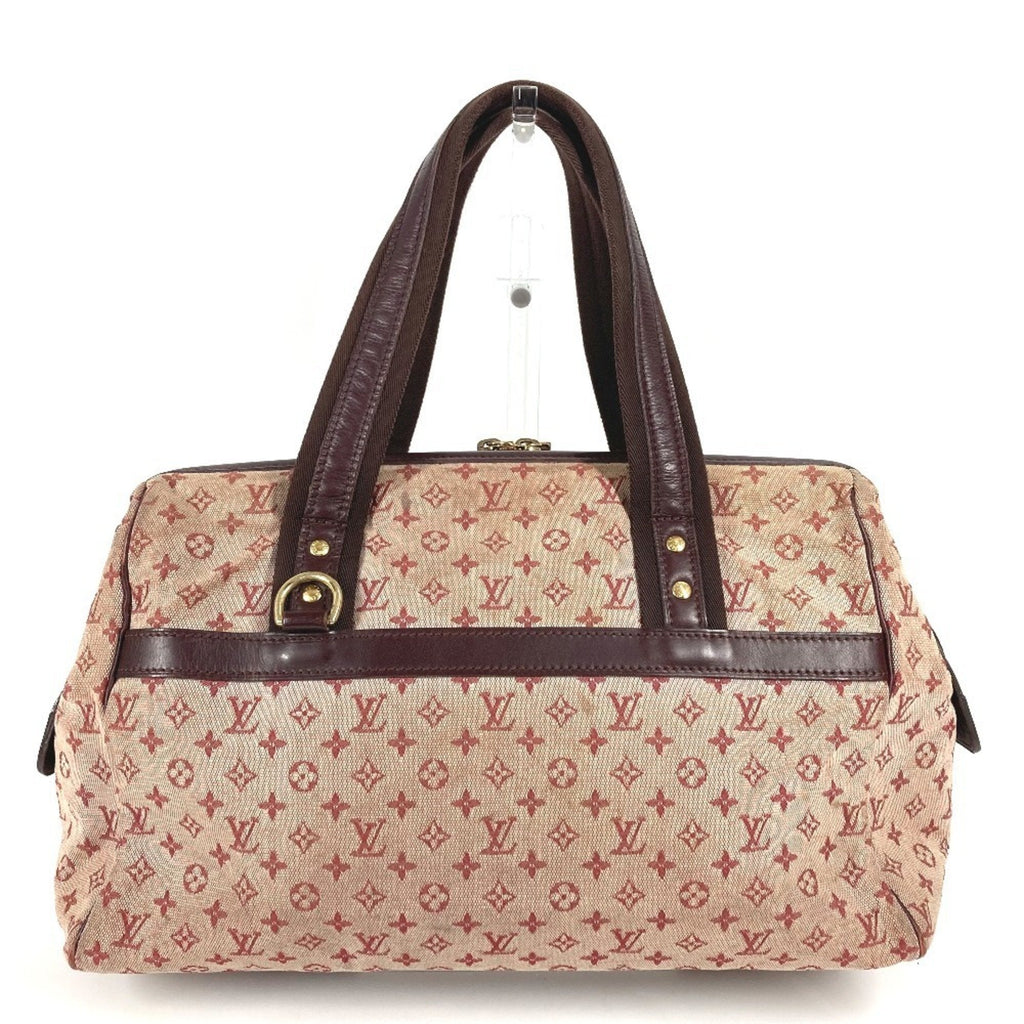 Louis Vuitton Cerise Monogram Red Color Monogram Mini Boston Bag Handbag (Pre-Owned)