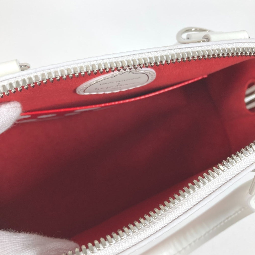 Louis Vuitton Yayoi Kusama Red Color White Epi Leather Handbag Shoulder Bag (Pre-Owned)