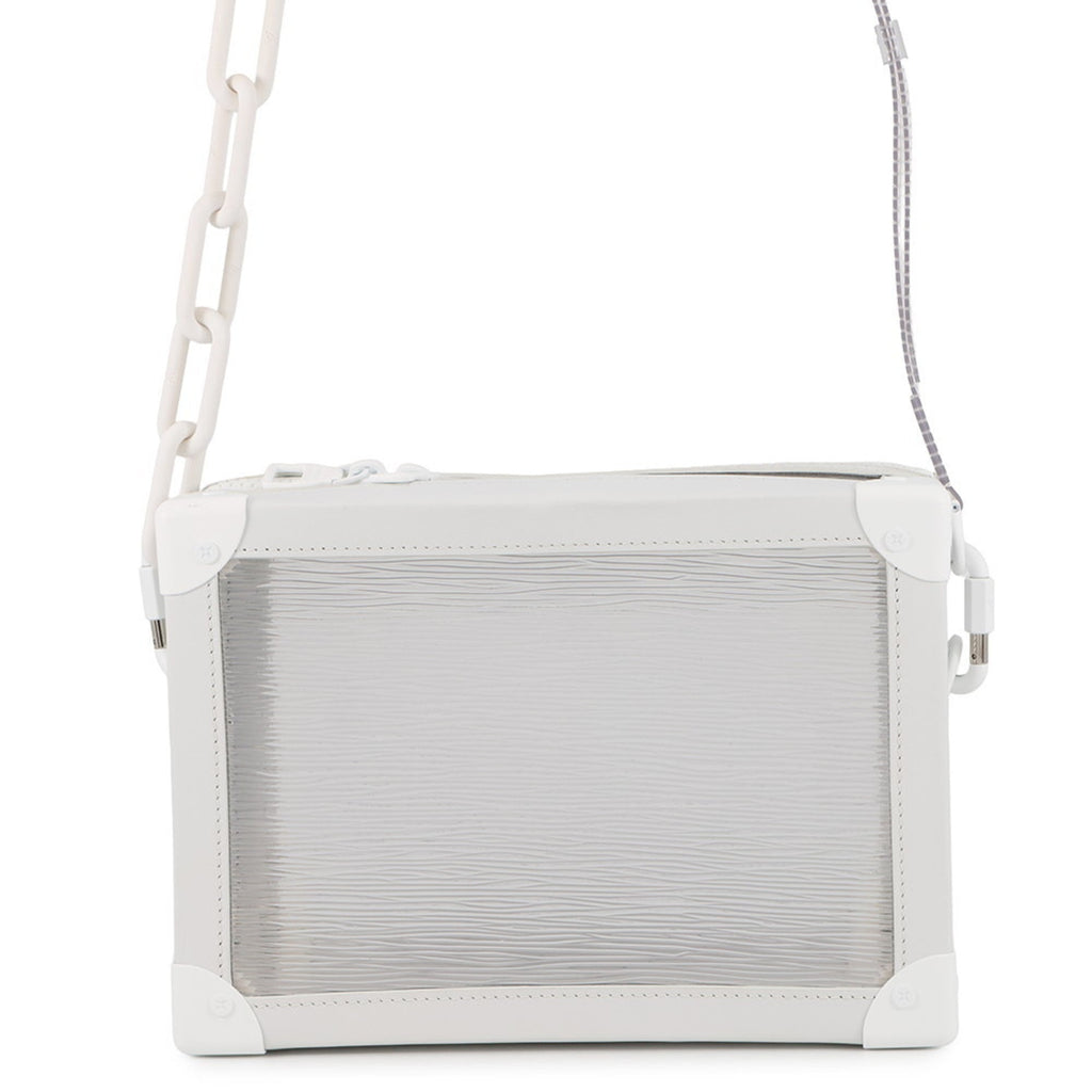 Louis Vuitton White Pvc Leather Shoulder Bag (Pre-Owned)