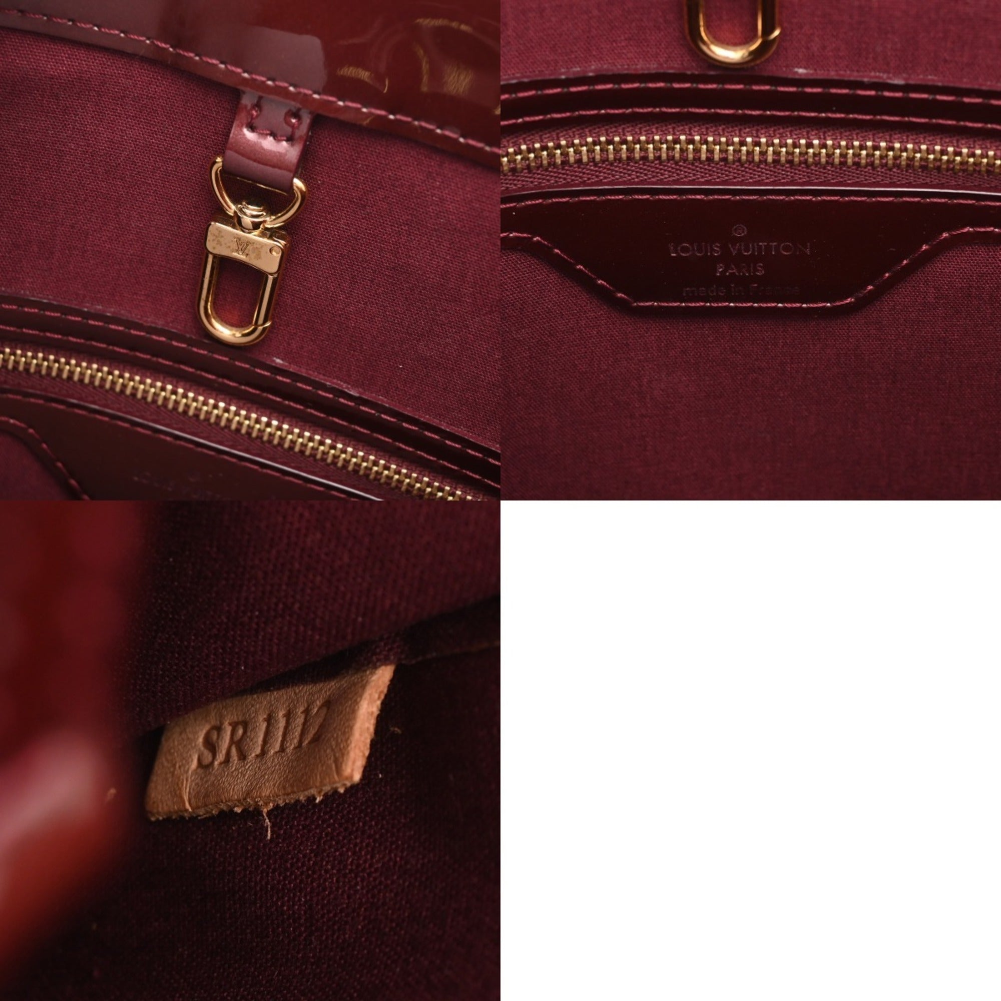 Louis Vuitton Rouge Fauviste Monogram Vernis Handbag (Pre-Owned)