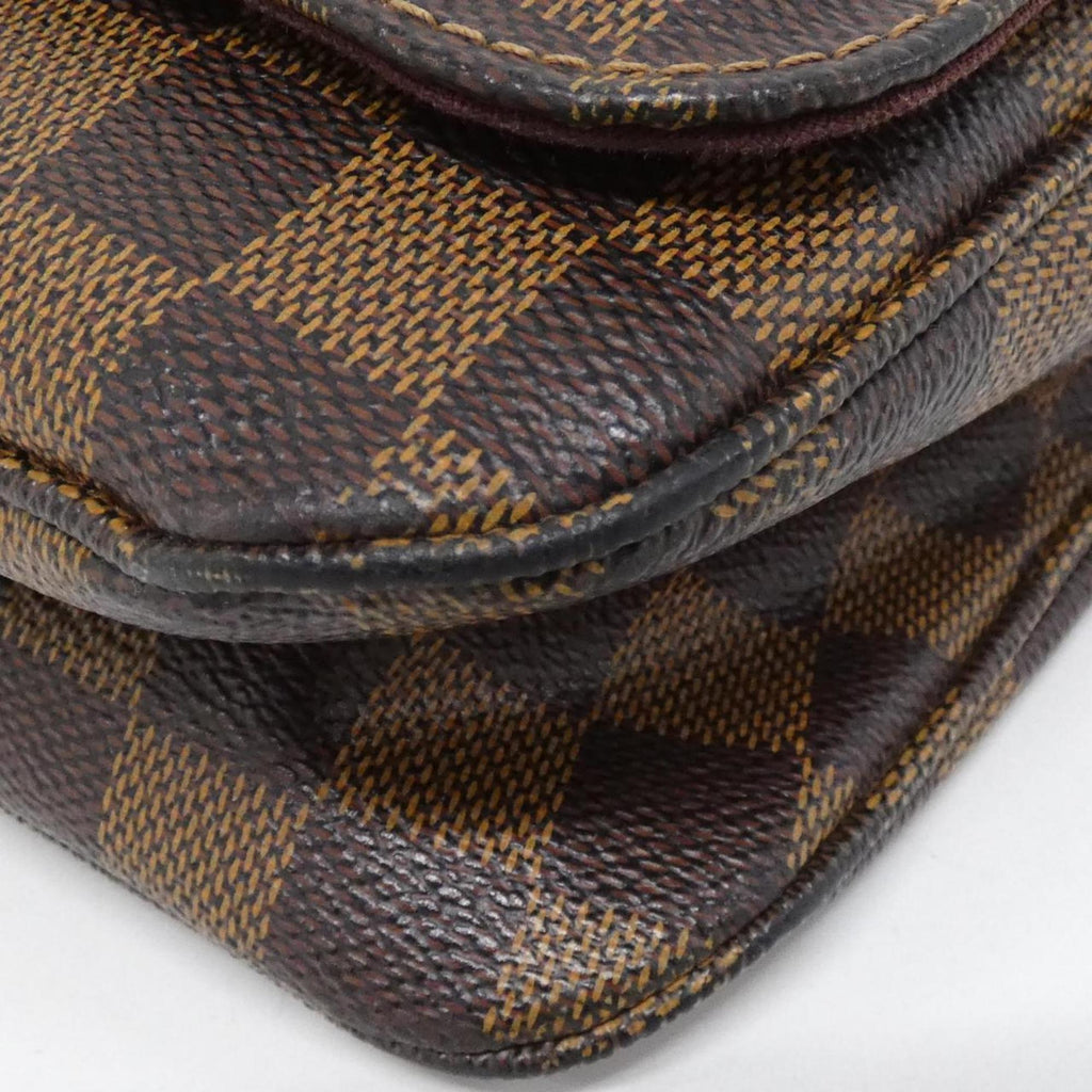 Louis Vuitton Ebene Coated Canvas Shoulder Bag (Pre-Owned)
