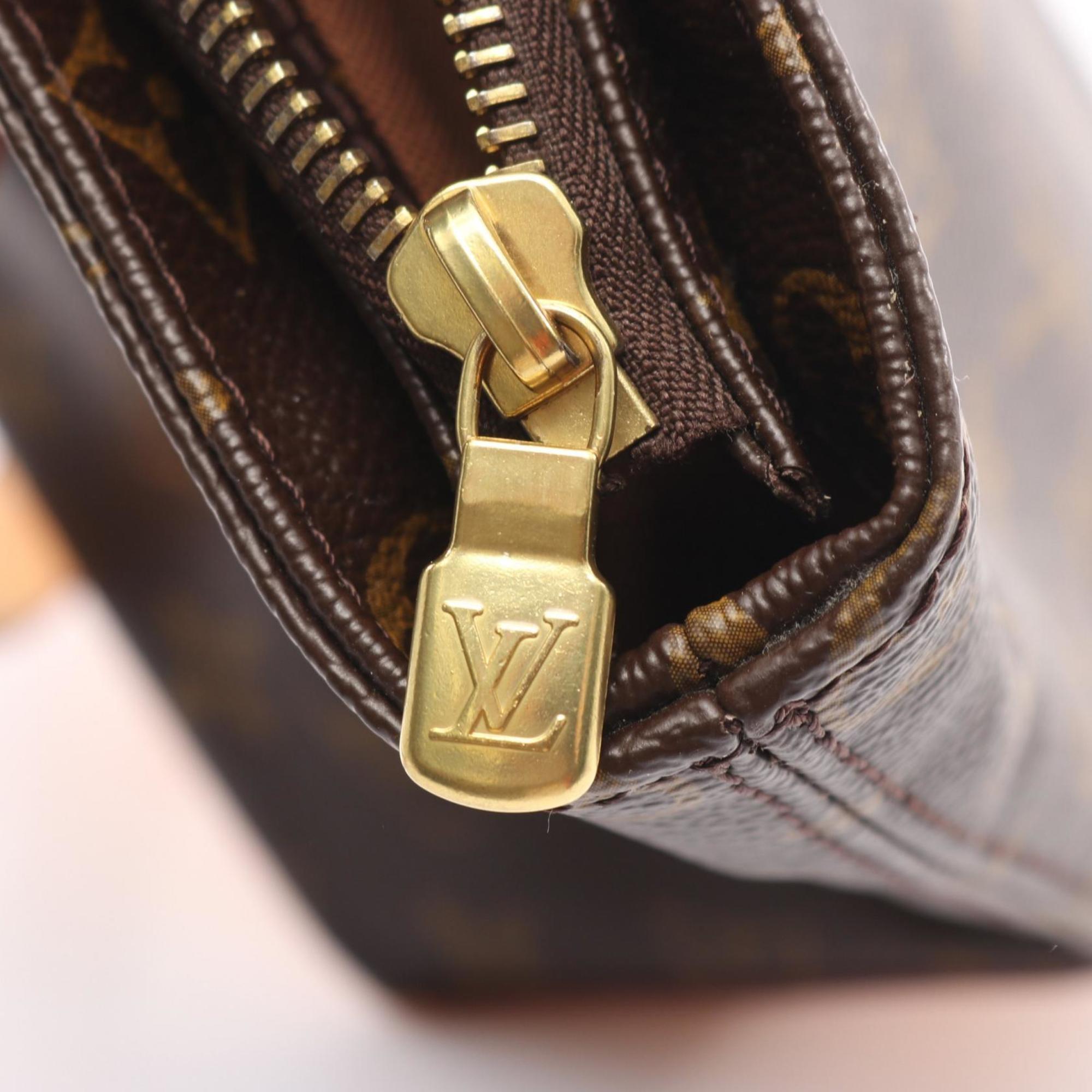 Louis Vuitton Brown Coated Canvas Pvc Monogram Leather Shoulder Bag (Pre-Owned)