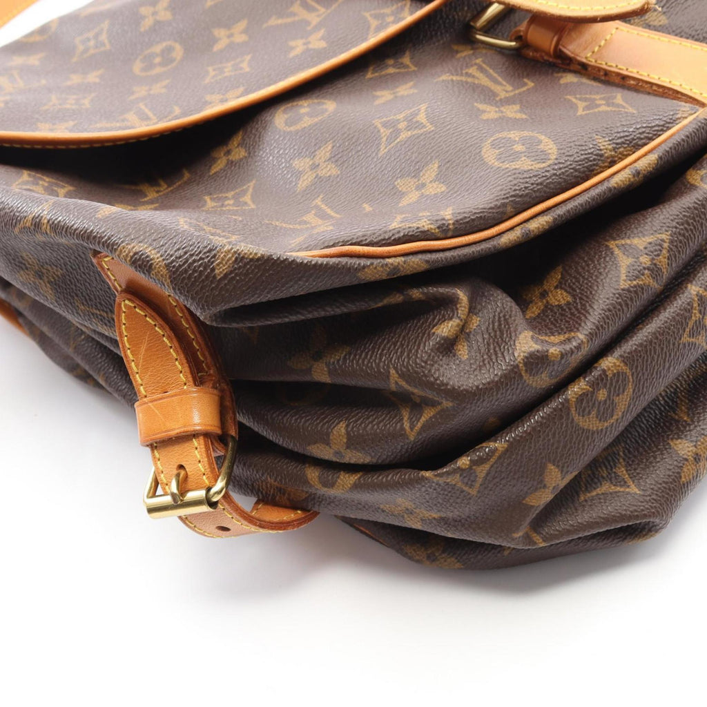 Louis Vuitton Brown Pvc Leather Shoulder Bag (Pre-Owned)