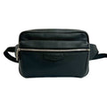 Louis Vuitton Black Leather Shoulder Bag Sling Bag (Pre-Owned)