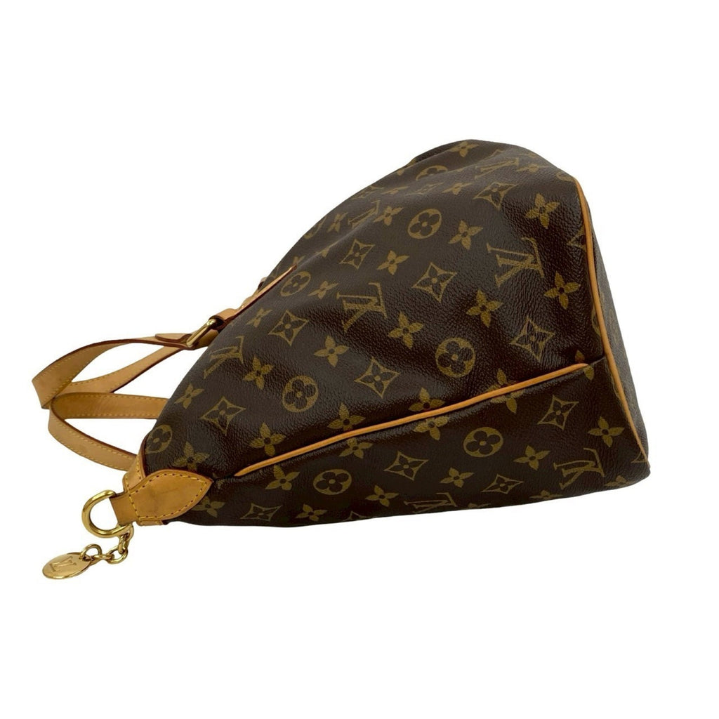 Louis Vuitton Brown Leather Pvc Handbag Shoulder Bag (Pre-Owned)