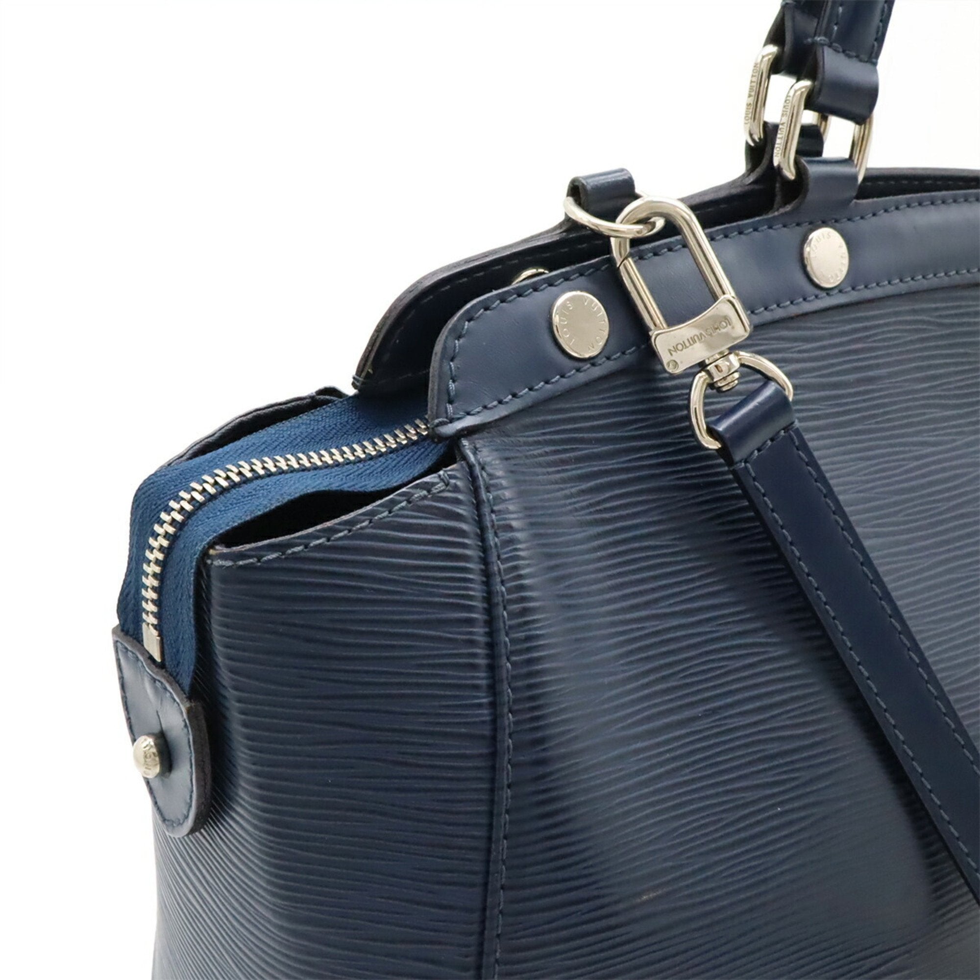 Louis Vuitton Indigo Epi Leather Handbag Shoulder Bag Tote Bag (Pre-Owned)