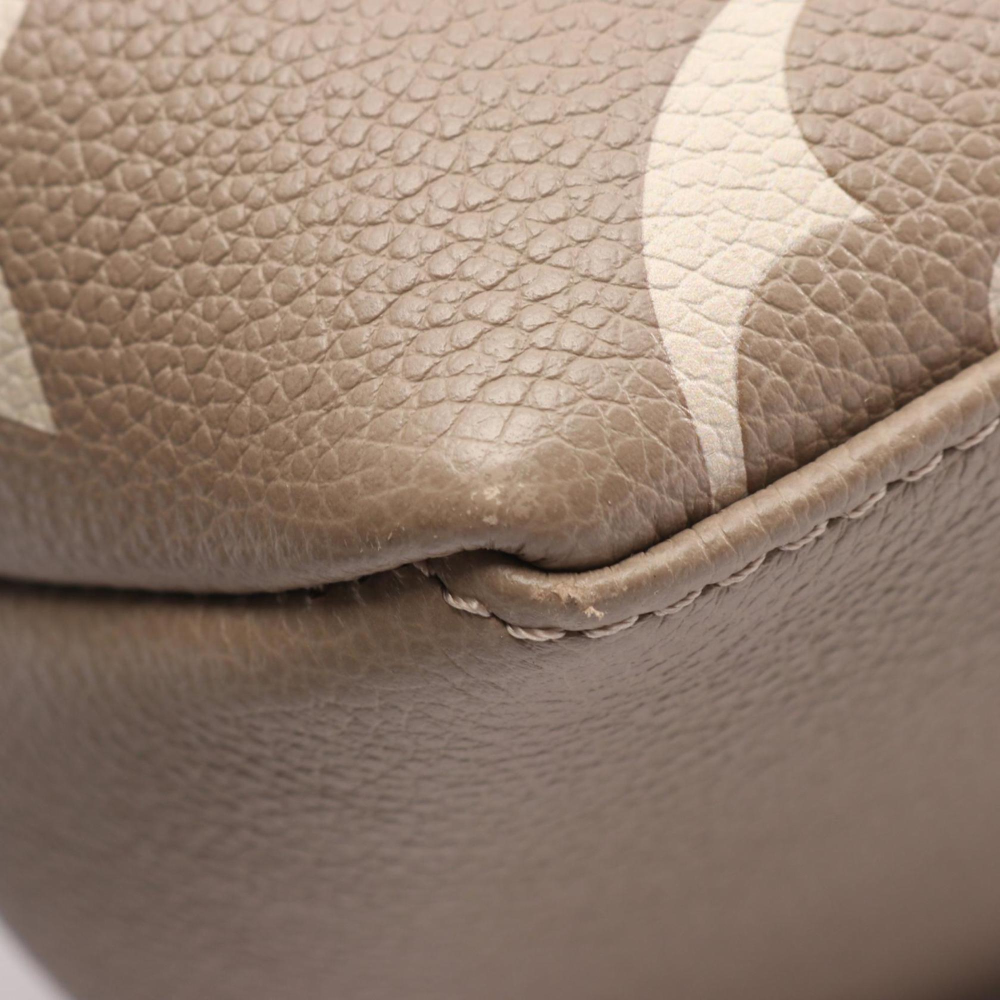 Louis Vuitton Beige Tourterelle Monogram Empreinte Handbag (Pre-Owned)