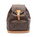 Louis Vuitton Brown Monogram Coated Canvas Leather Backpack (Pre-Owned)