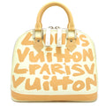Louis Vuitton Beige White Handbag (Pre-Owned)