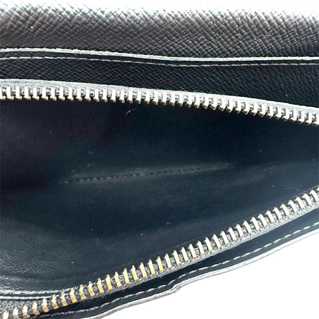 Louis Vuitton Black Monogram Eclipse Noir Monogram Eclipse Long Wallet (Bi-Fold) (Pre-Owned)