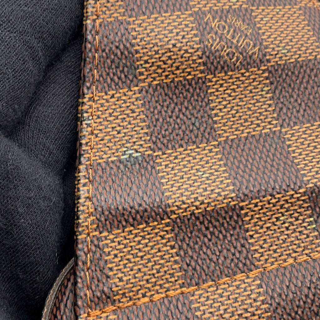 Louis Vuitton Brown Damier Canvas Ebene Damier Canvas Pouch Shoulder Bag Sling Bag (Pre-Owned)