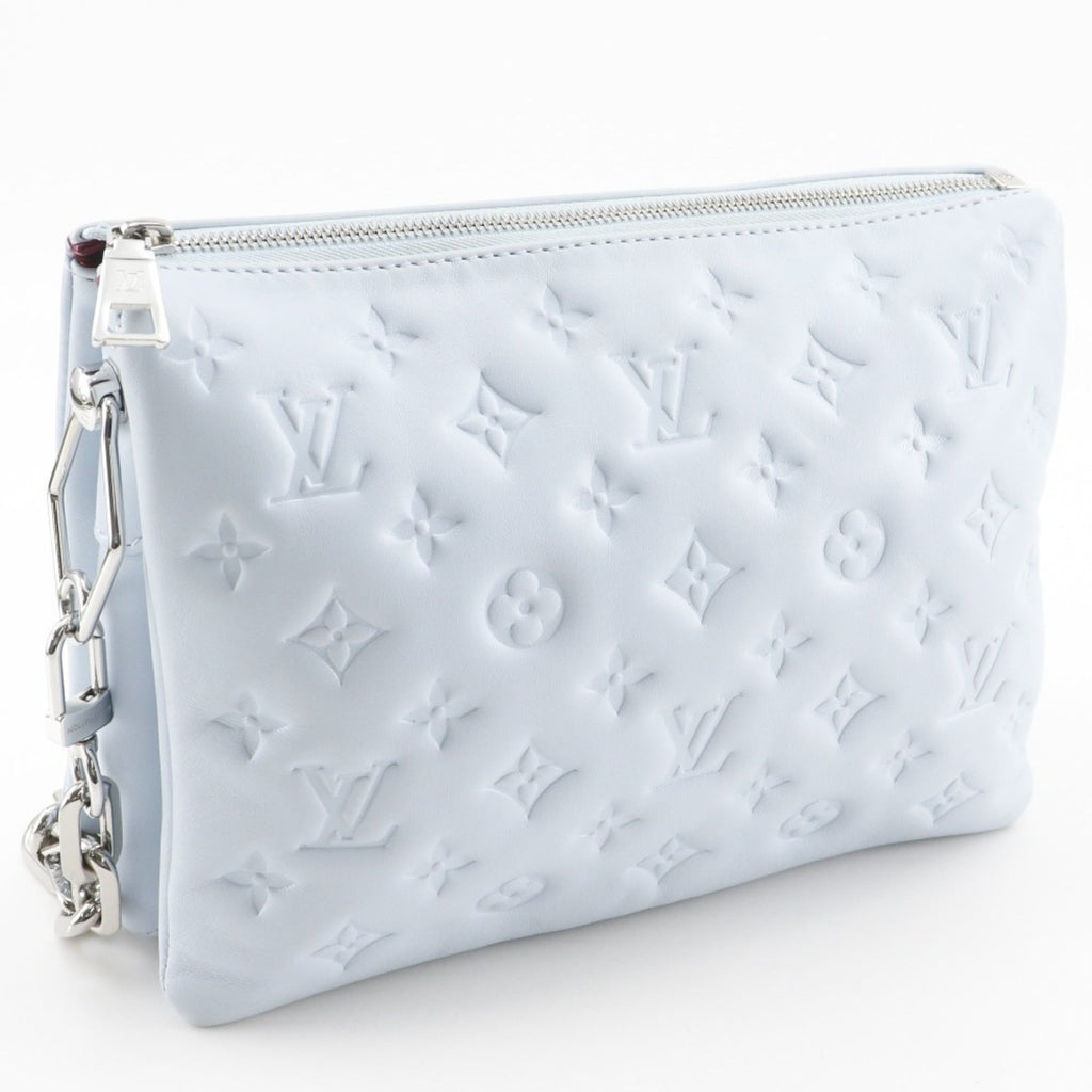 Louis Vuitton Light Blue Monogram Shoulder Bag (Pre-Owned)