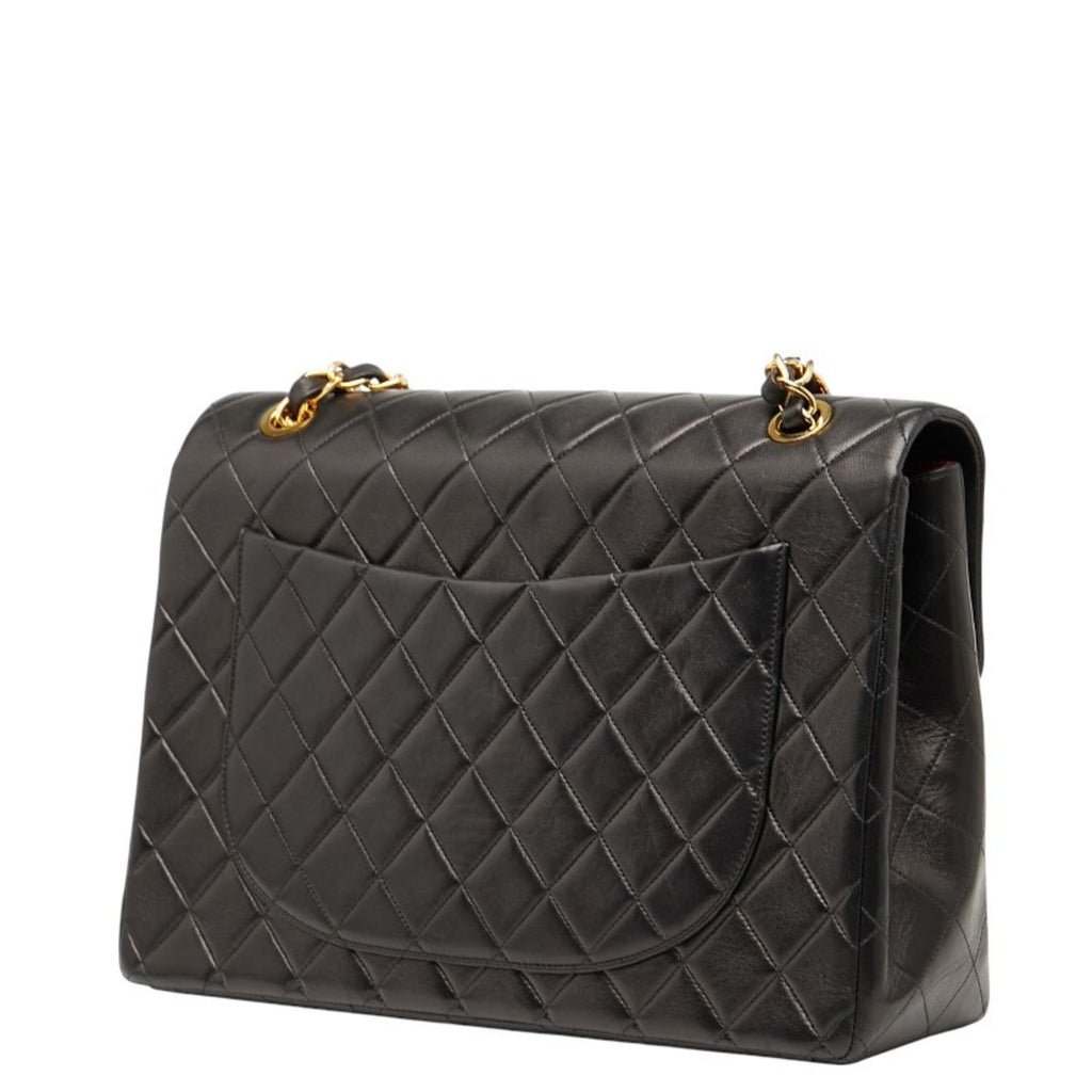 Vintage Classic Single Flap Bag Quilted Lambskin Maxi