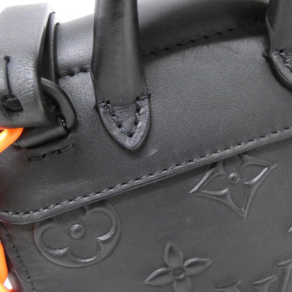 Louis Vuitton Black Leather Shoulder Bag (Pre-Owned)