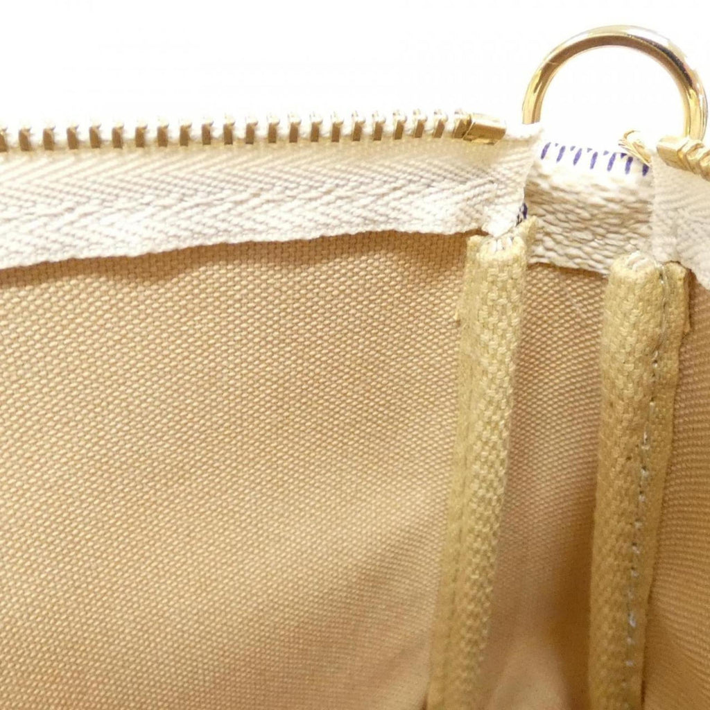 Louis Vuitton Azur Coated Canvas Pochette Pouch (Pre-Owned)