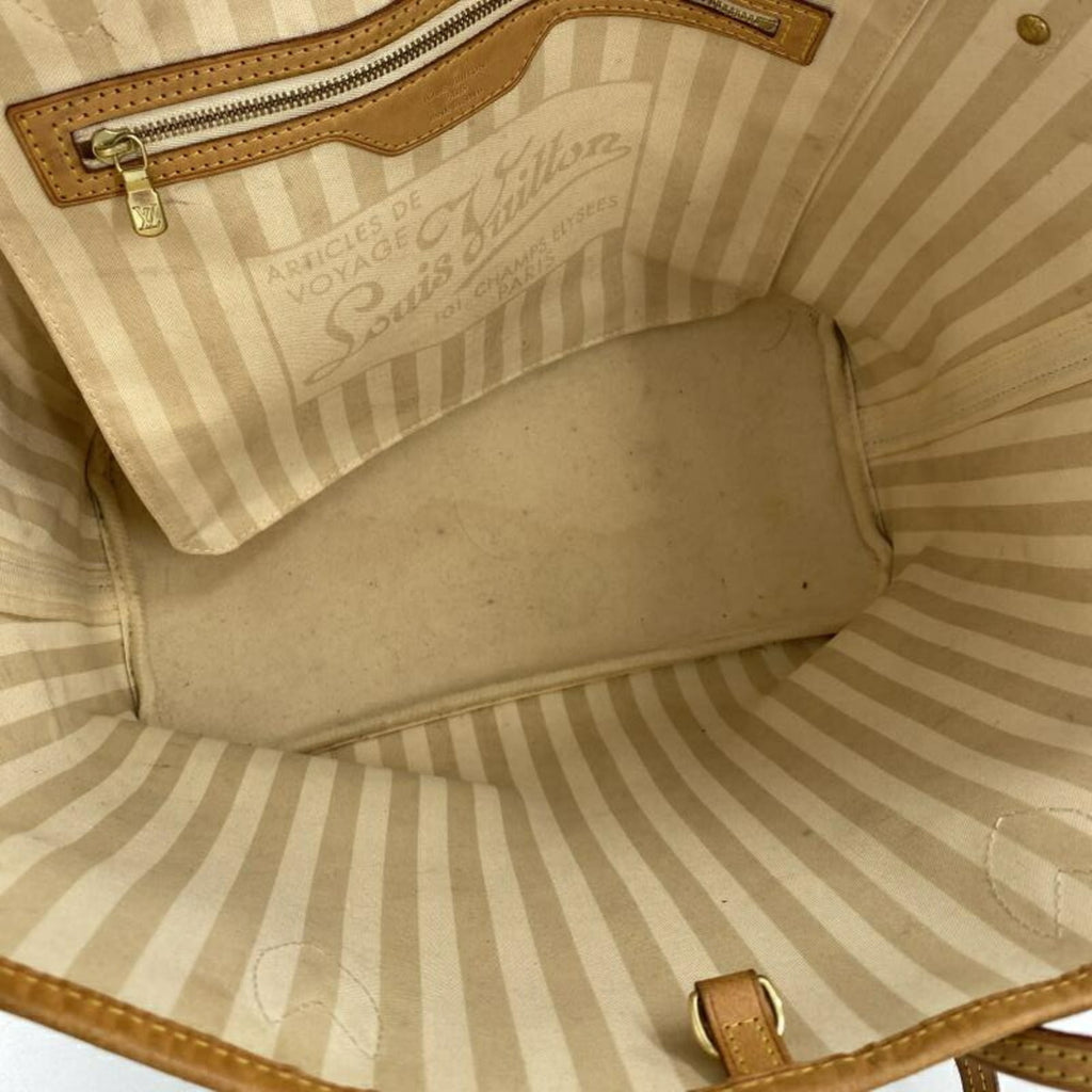 Louis Vuitton Beige Brown Monogram Rayures Tote Bag (Pre-Owned)