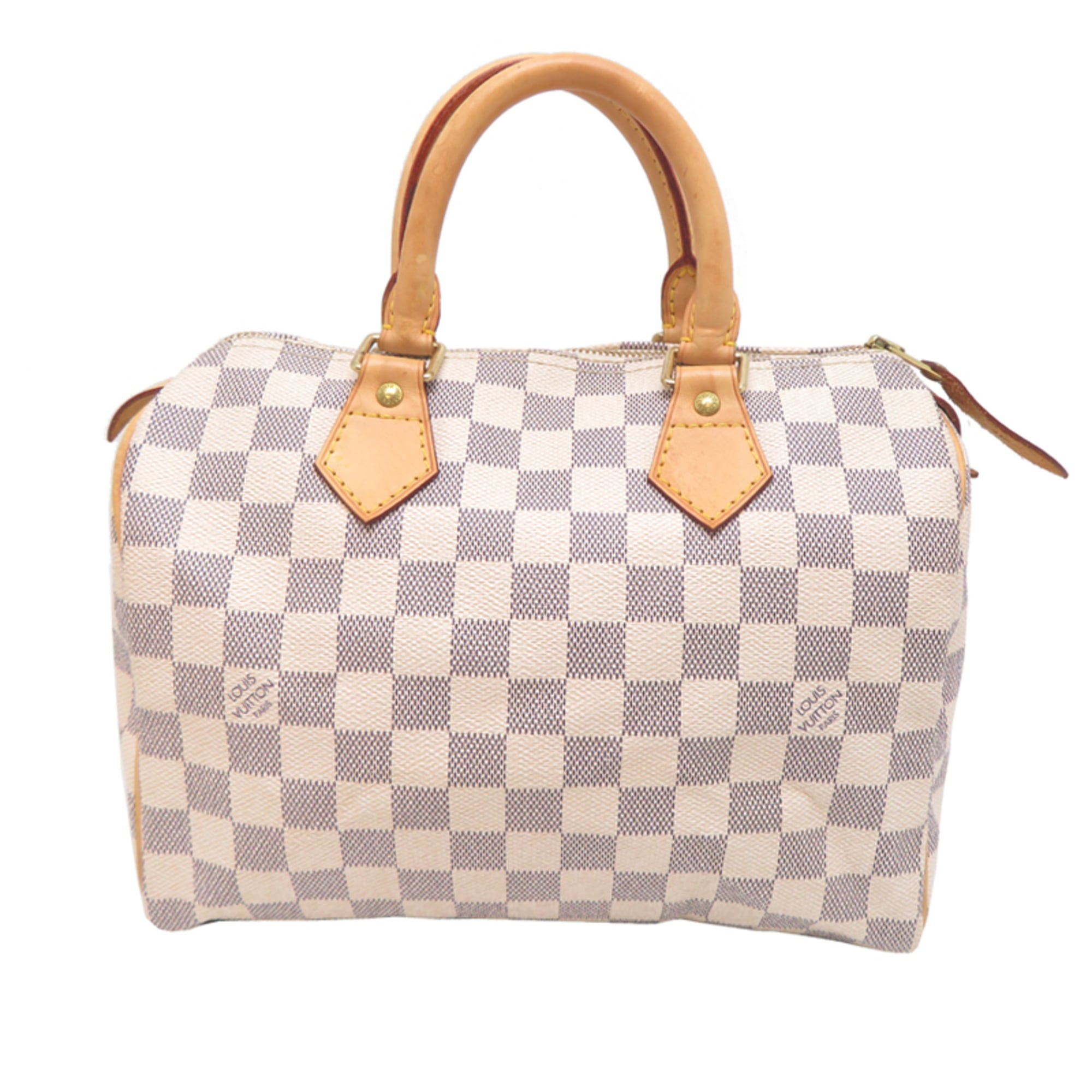 Louis Vuitton White Damier Azur Handbag (Pre-Owned)