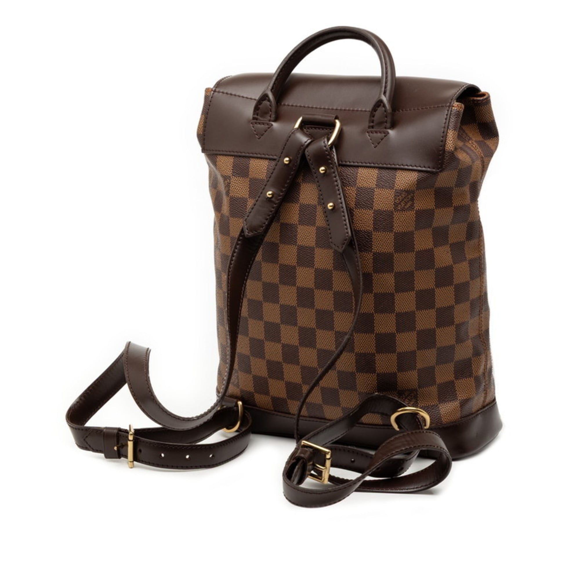 Louis Vuitton Brown Damier Canvas Damier Canvas Backpack (Pre-Owned)